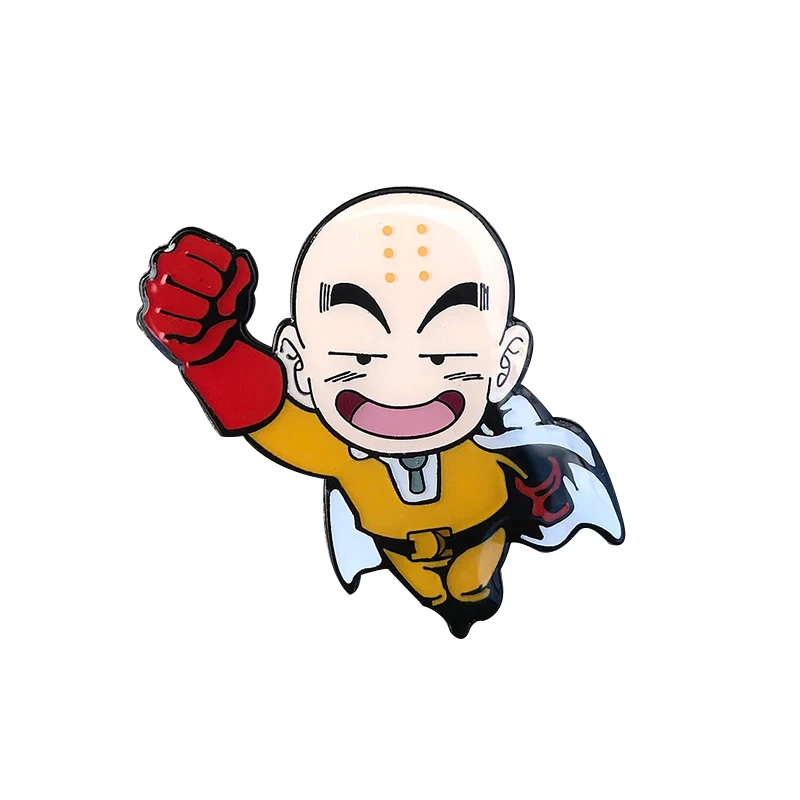 

Krillin lapel pin Dragon Ball Z kawaii fighter brooch