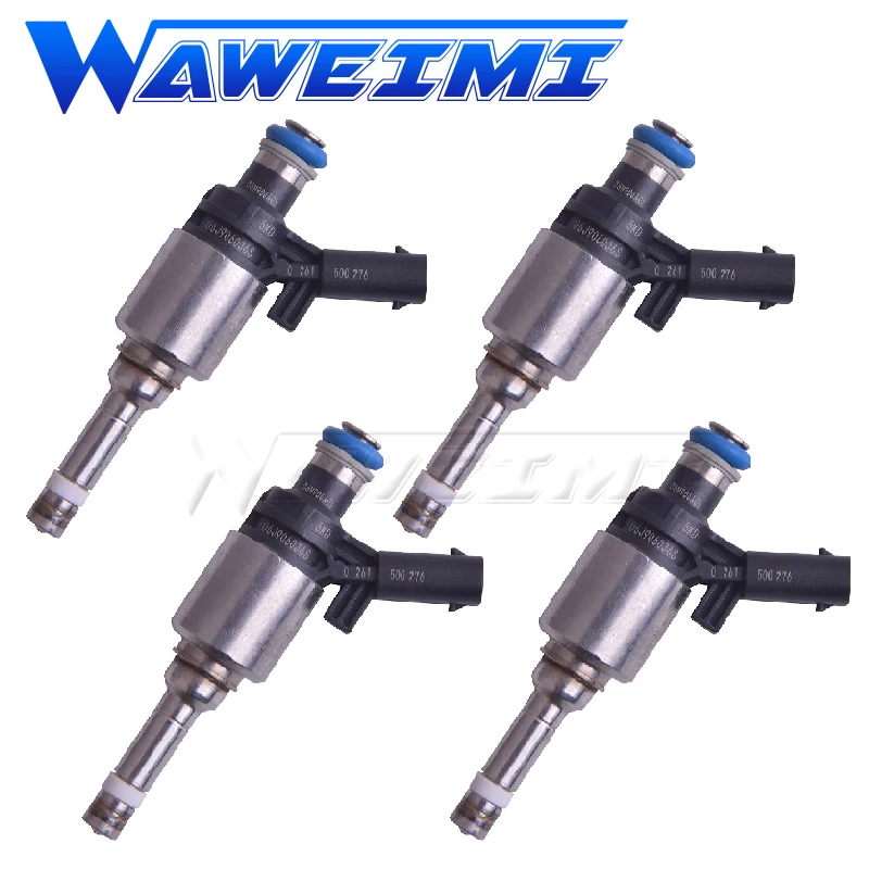 

WAWEIMI 4 Pieces Fuel Injector OEM 06J906036S For Audi A3 A4 A6 Q5 Passat G-olf All-road 1.8T