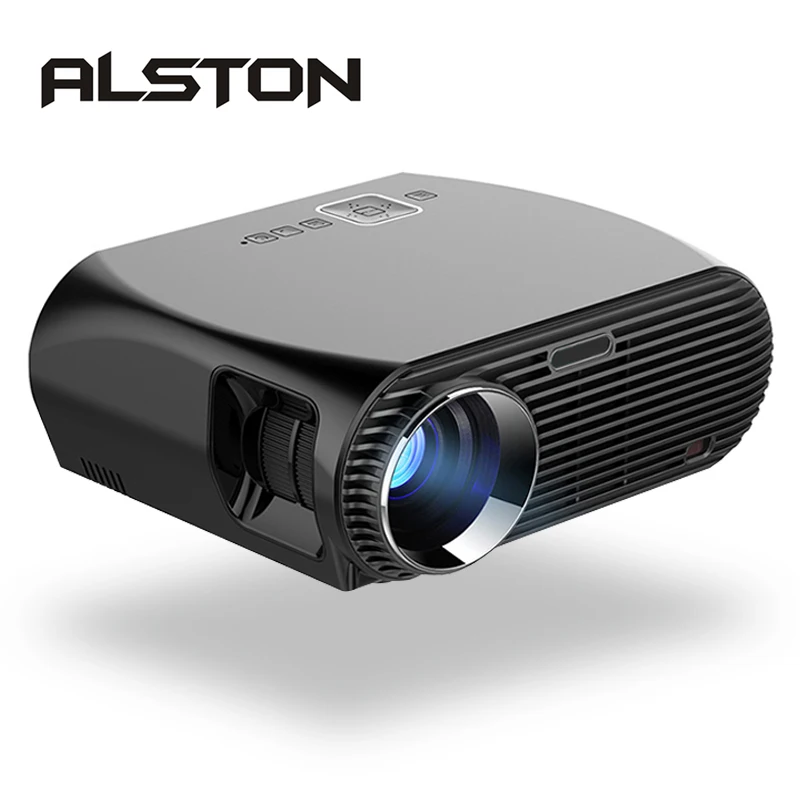 ALSTON GP100 3200 люмен проектор 1 Гб+ 8 Гб Amlogic S905X MSTAR V69 Android 6,0 1080P HD проектор с ЖК-динамиком
