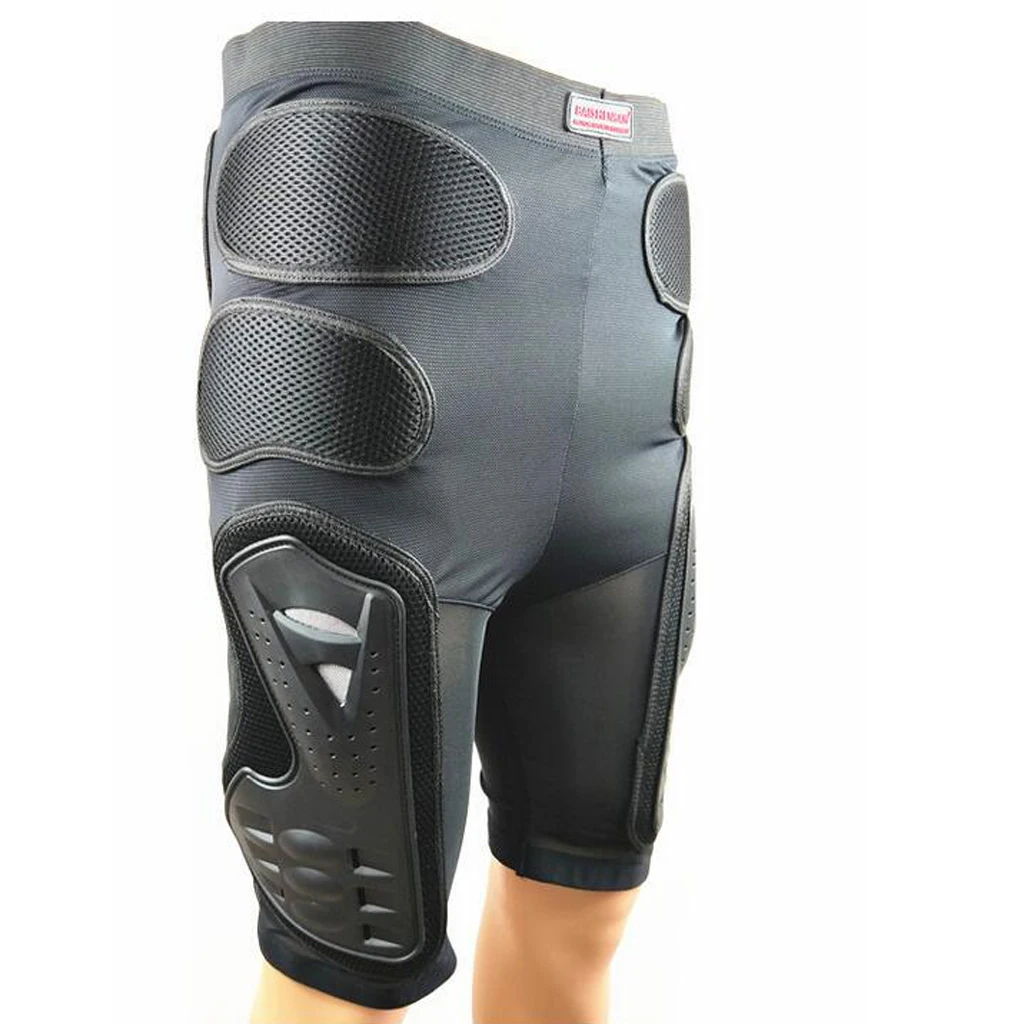 Skiing Racing Armor Pads Hips Legs Protector Short Pants Durable Universal Fits for Bicycle Motorcycle 