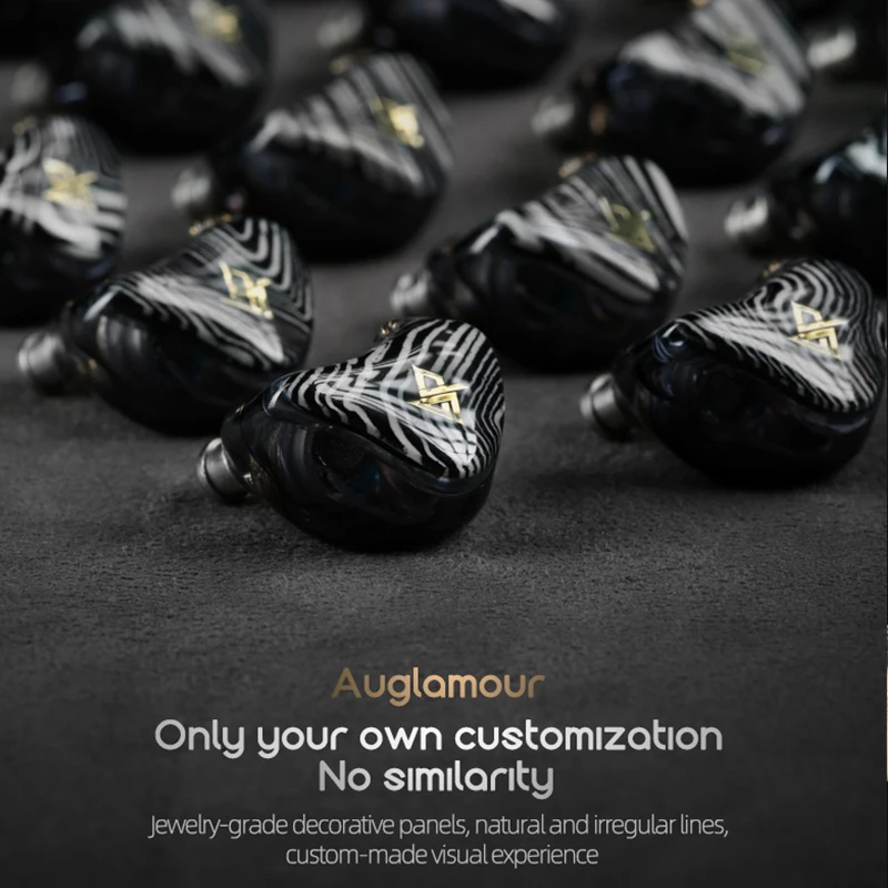 AUGLAMOUR T100 HiFi аудио 8 мм двойной Динамический драйвер наушники вкладыши бас IEM 2Pin 0 78