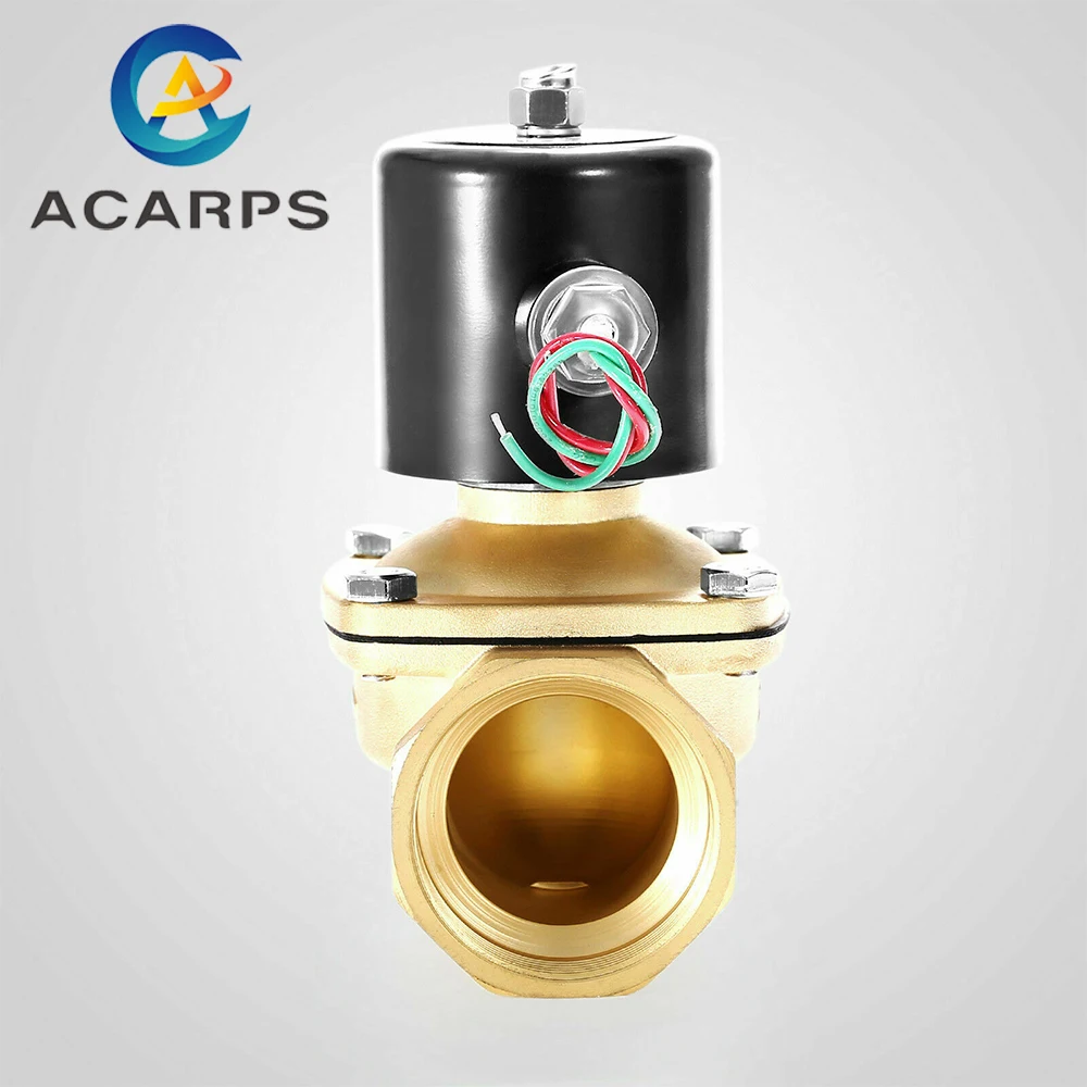 3/4" 24V Normally Closed Solenoid Valve Water 2 Way NBR Seal for Zero Pressure