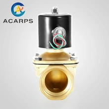 3/" NPT 24V Нормально закрытый Соленоидный клапан воды 2 способ NBR уплотнение для нулевого давления