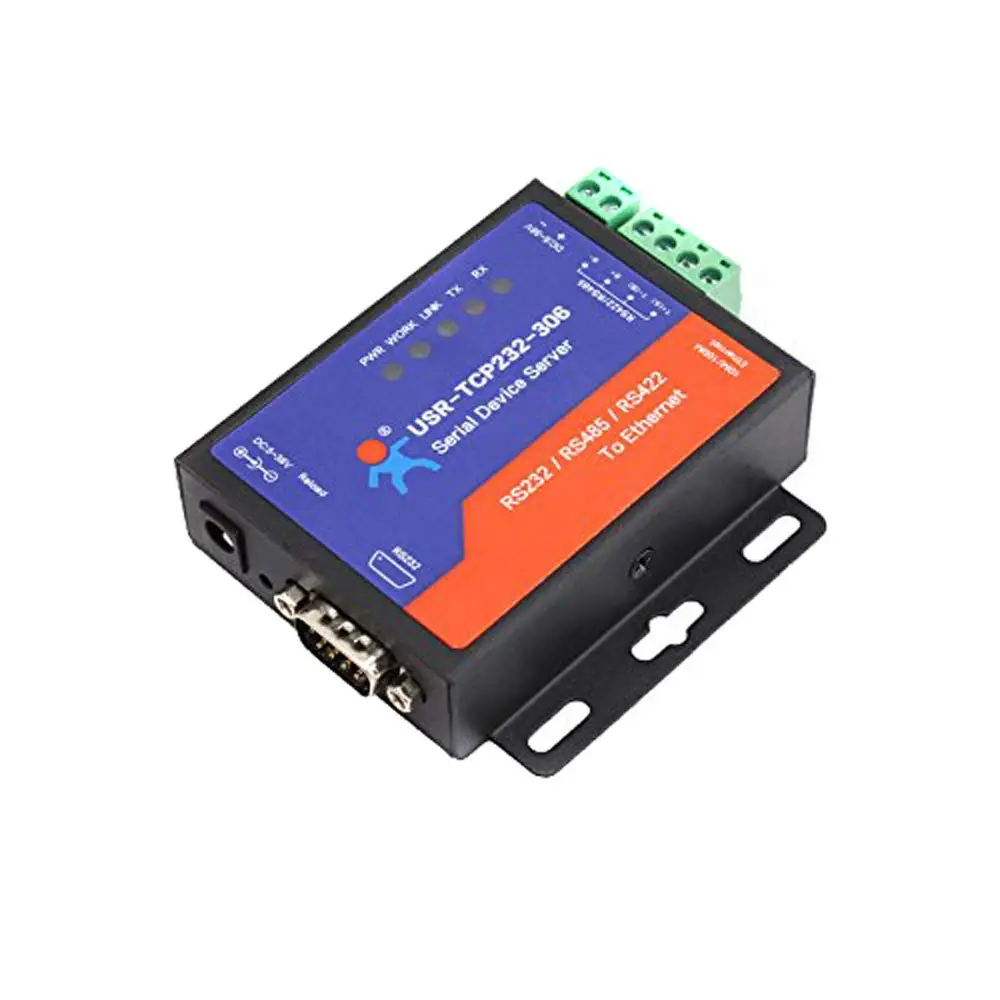USR-TCP232-306 Serial to Ethernet Converter LAN Ethernet TCP/IP to RS232 RS485 wifi converter