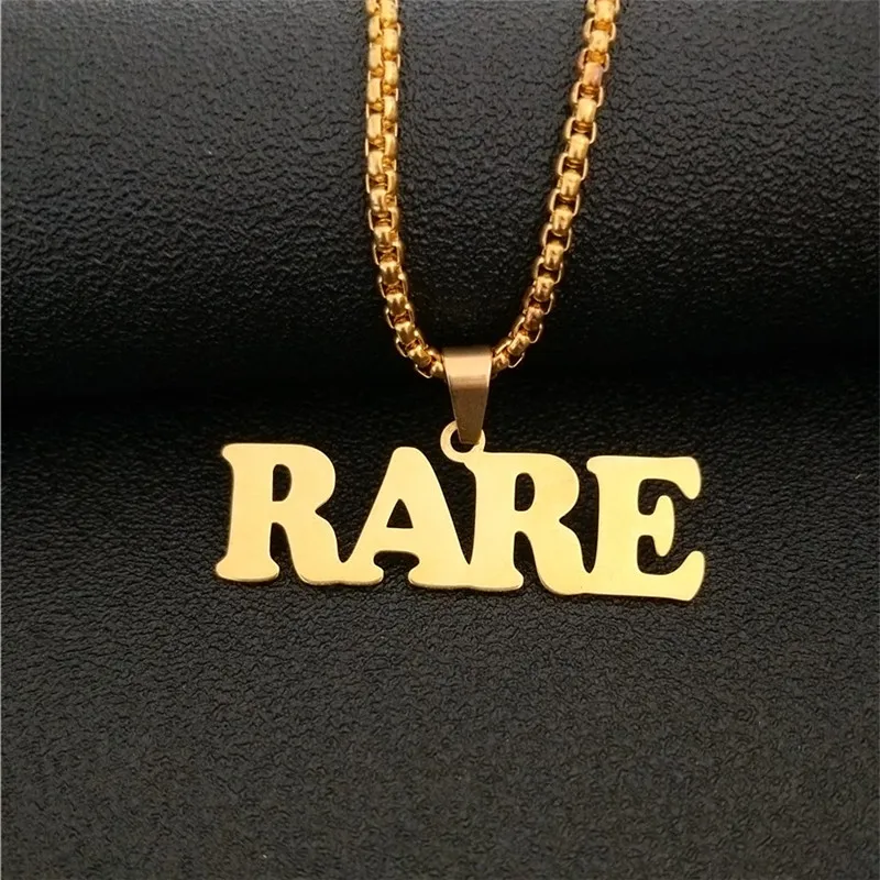 Punk Style Custom Name Pendant Necklace 