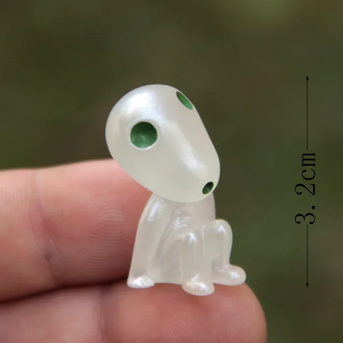 5 шт./компл. Kawaii светящееся дерево игрушечные эльфы Miyazaki Kodama Садоводство в горшке