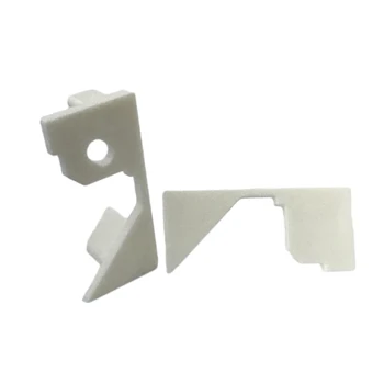 

LEDLUX BA3350 pair bar end plugs ear tips for closures aluminum ceiling light asymmetrical BA3315W