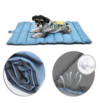 

Waterproof Outdoor Park Pets Mattress Reversible Bed for Large Dogs Cat Puppy Pad 110x68cm