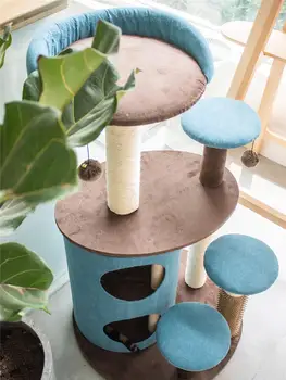 

Climb The Cat Litter One Hemp Cat Tree Sisal Cloth Cat Scratch Board Cat Climbing Frame
