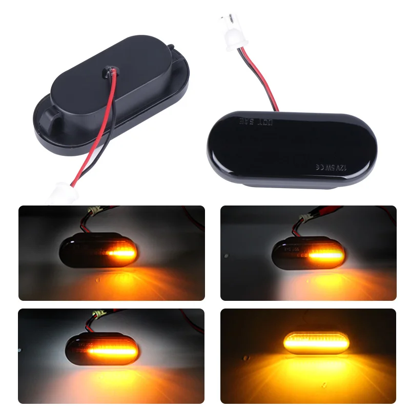 2X последовательный сигнал поворота Led для seat leon 1 м vw golf 4 polo 9n ford focus mk2 ibiza 6l c max fiesta