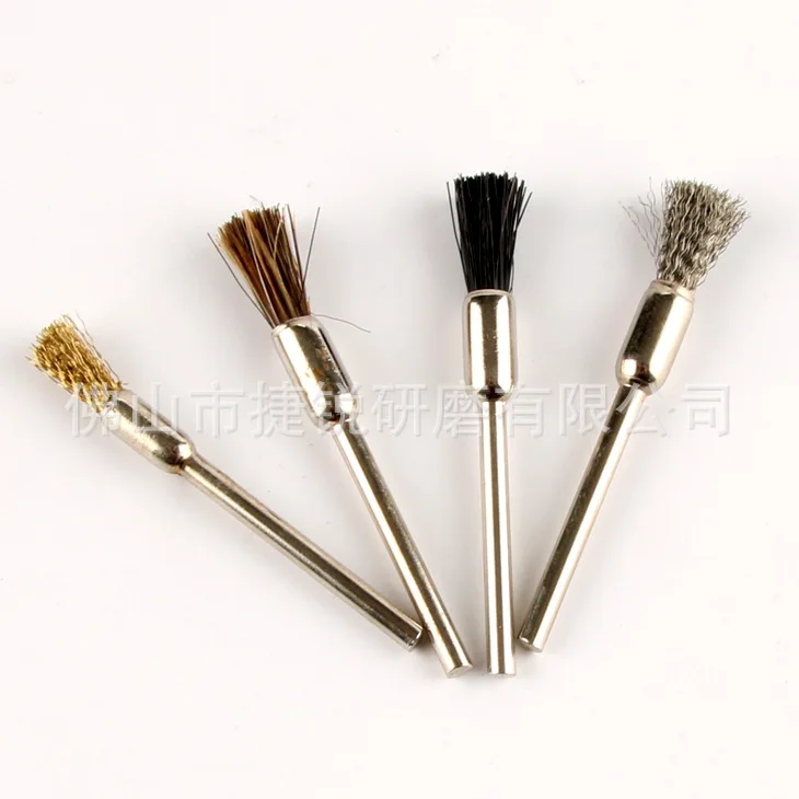 От производителя маленький Электрический шлифовальный щетка для удаления ржавчины стальная проволочная щетка из нержавеющей стали проволочная свиной волос медная проволока Gr