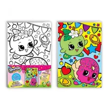 Роспись по холсту Друзья Shopkins, 20x30см