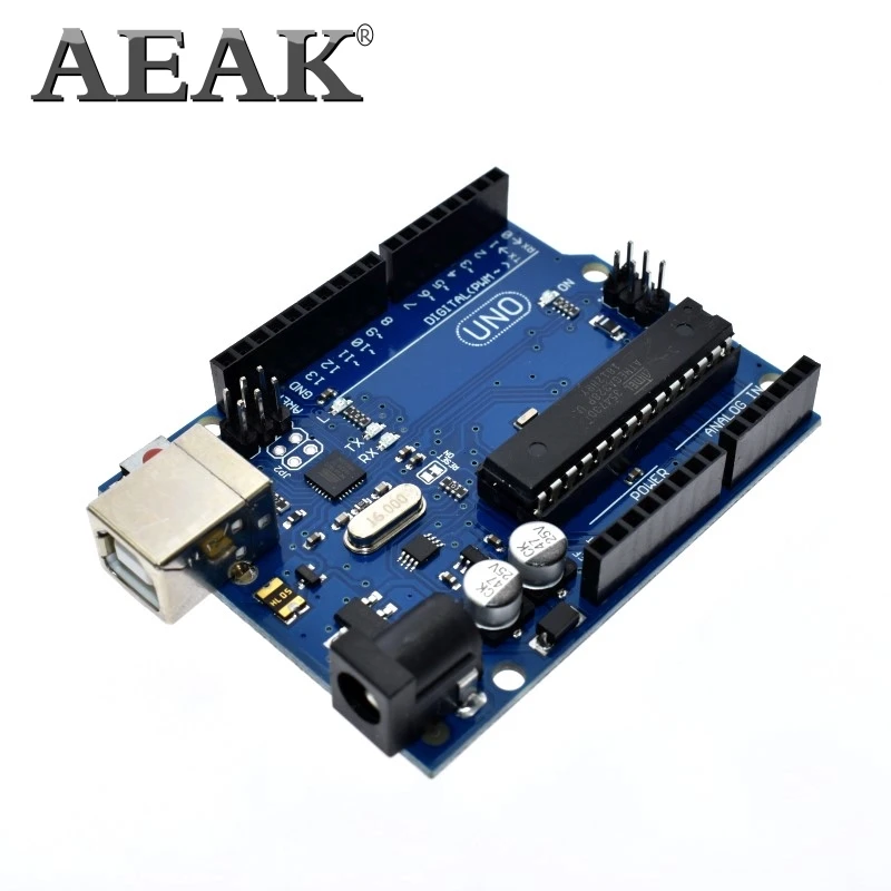 Смарт Электроника AEAK UNO R3 MEGA328P ATMEGA16U2 макетная плата без кабеля USB для arduino