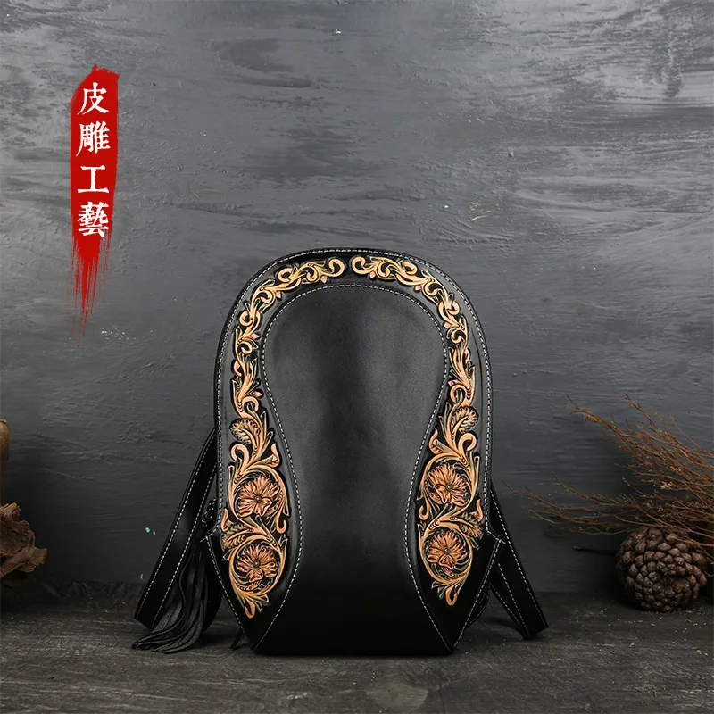 

Cross border women's bag is specially designed for the first layer cow leather backpack