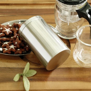 

New Stainless Steel Sealed Cans Travel Portable Storage Tank Small Tea Caddy Storage Cigarette Boxes