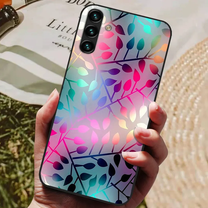Silicone Back Cover Phone Case with Soft Bumper in Black