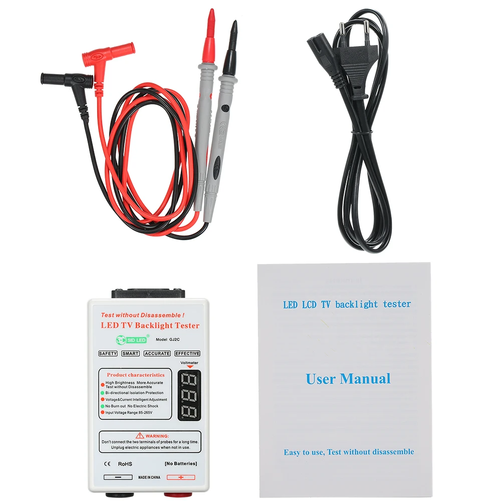 

LED Lamp LCD TV Backlight Tester for All LED Lights Repair Output High Brightness 0-320V GJ2C