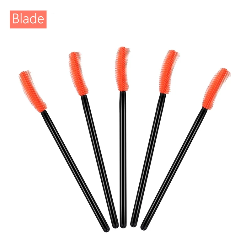 

50 шт., одноразовые Силиконовые кисти для наращивания ресниц