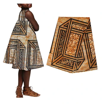 

African Printed Real Wax Fabric For Dress Suit Headscarf 2020 High quality Ankara Nigerian Veritable Wax Fabric 291