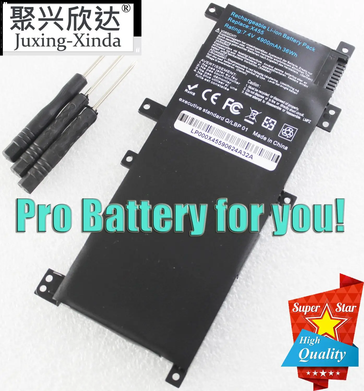 

NEW C21N1401 Laptop Battery For ASUS X455 X455L X455LA A455L A455LD A455LN F455L K455L X454W Y483LD W419L N4030U WX213H WX002D