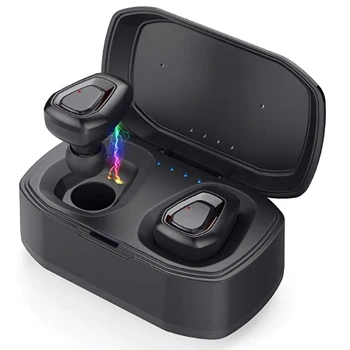 

Wireless TWS Earphones Bluetooth V5.0 Earbud with Mic Handsfree In-Ear Headset for IPhone Android
