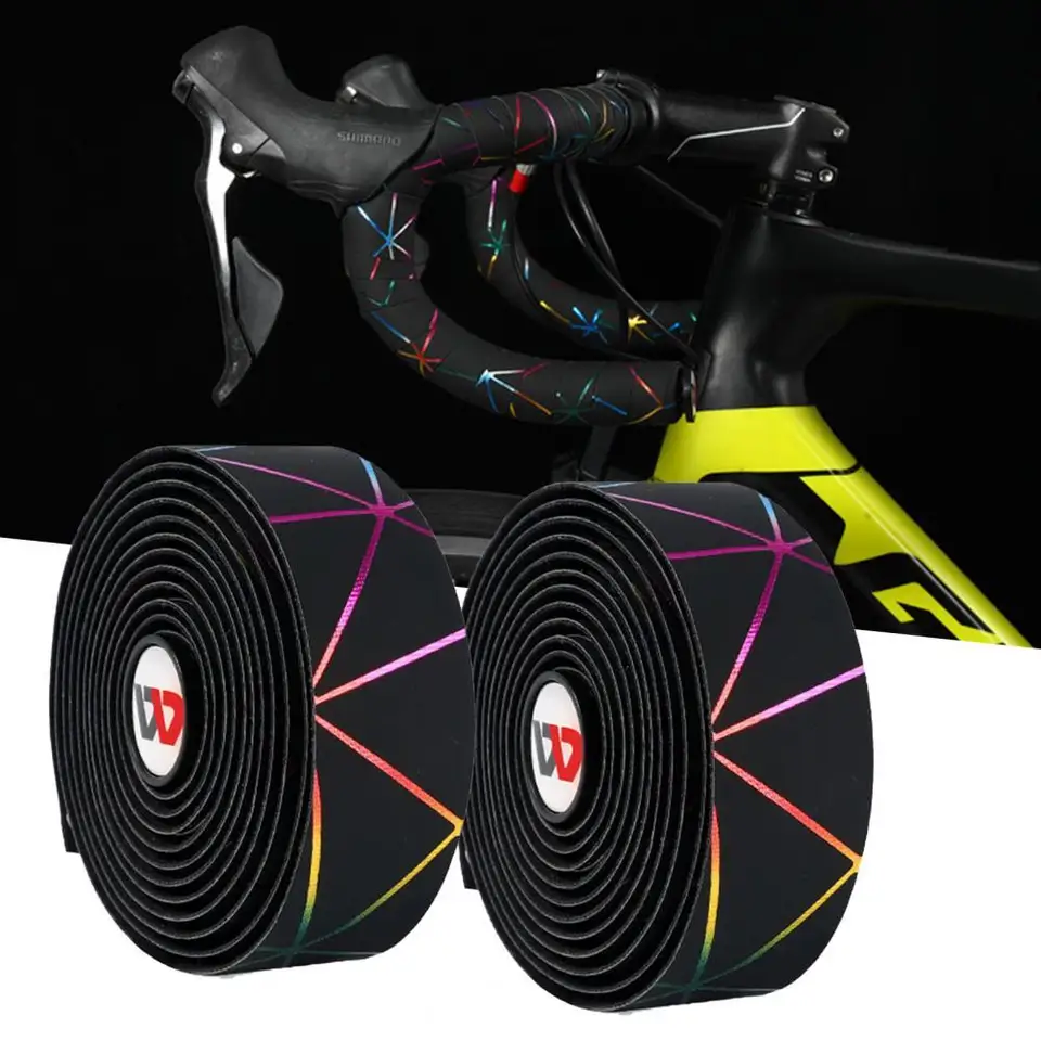 Fita Para Guidão De Bicicleta CNC - 2 Peças 235cm, Espuma EVA, 8 Cores