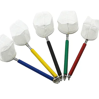 

Aquarium Fish Net Mini Adjustable Fish Tank Cleaner Telescopic Shrimp Fishing Baskets Random Color