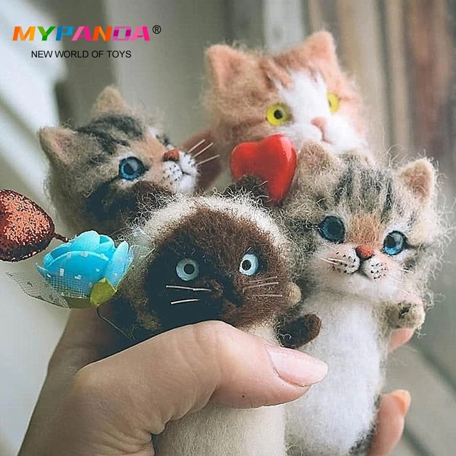 MIUSIE Cute Animal Felt Kit Non Finished DIY Felting Materials Handmade DIY  Craft Plush Doll Wool Felt Material Set - AliExpress