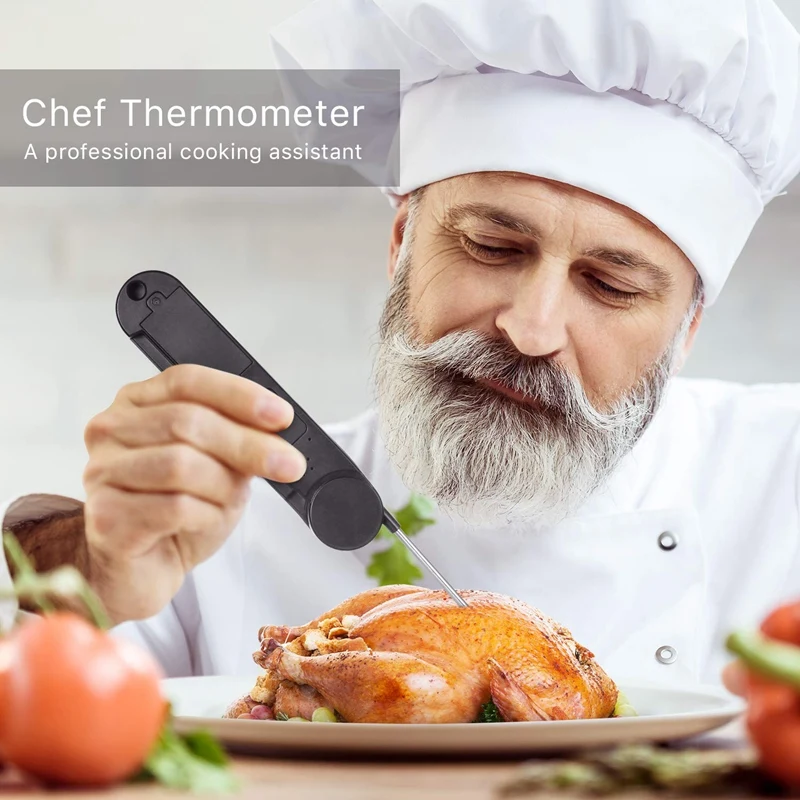 

Thermometer Digital Grill Thermometer Waterproof Candy Thermometer Smart Voice - Deep Fry Oil Thermometer Kitchen Cooking Food