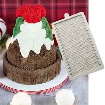 

Silicone Knit Molds Fondant Cake Decorating Tools Silicone Molds Sugarcrafts Chocolate Baking Tools for Cakes Gumpaste Fimo