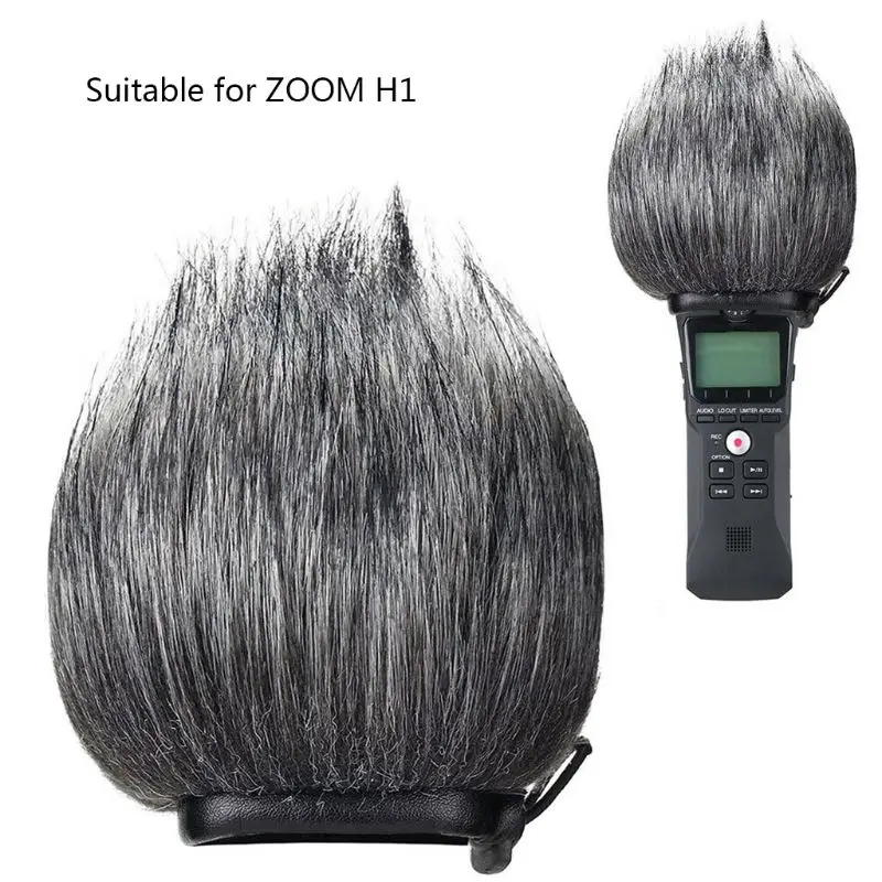 

Microphone Windshield Noise Cancellation Outdoor Removable Windproof For Zoom H1