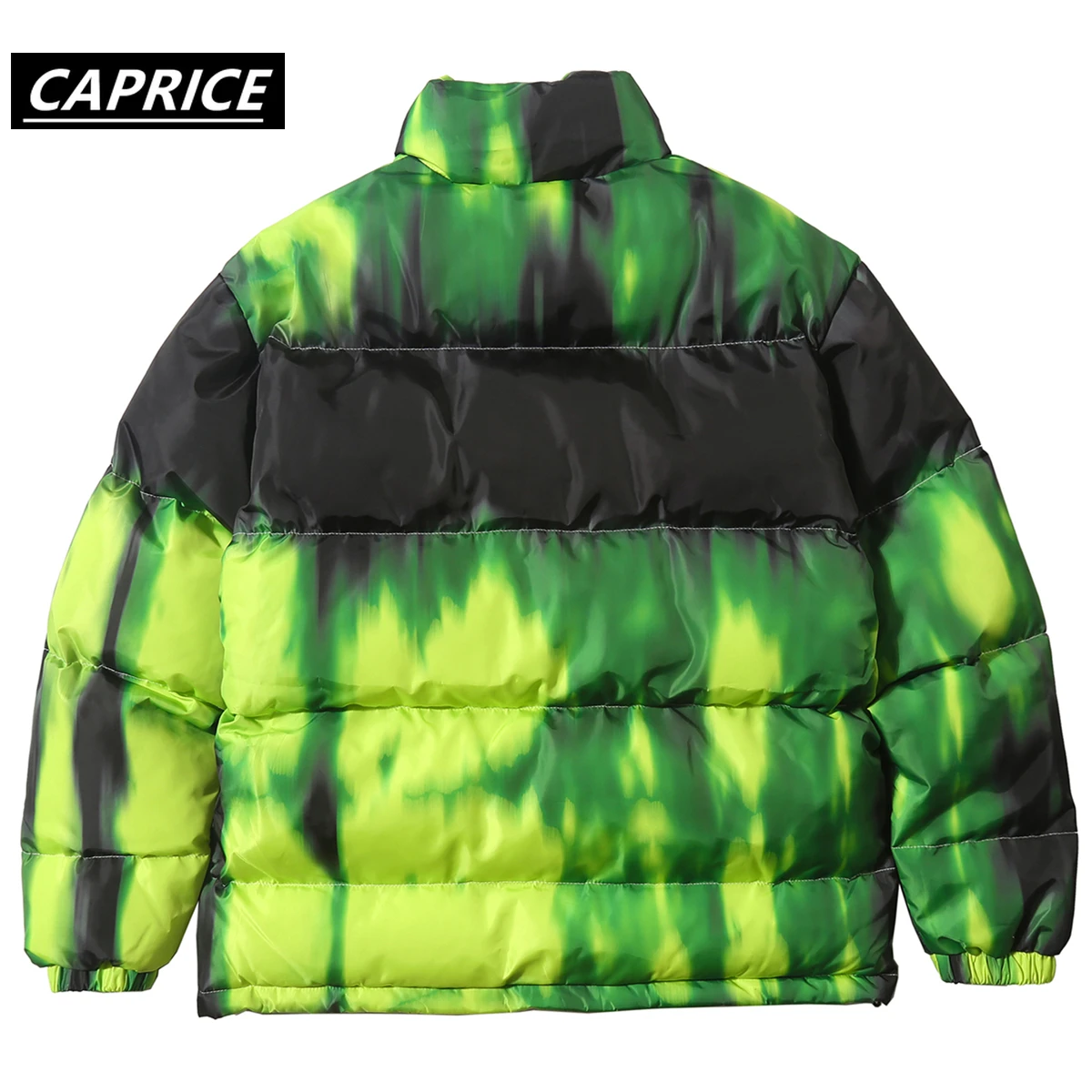 Tie Dye толстые теплые куртки для мужчин/женщин хип хоп зимние парки Harajuku блочная