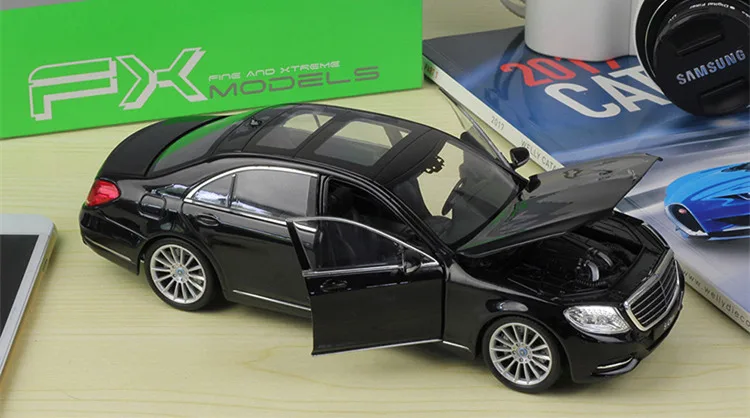 WELLY 1:24 Mercedes Benz S-Class спортивный автомобиль моделирование сплав модель автомобиля ремесла украшение Коллекция игрушек инструменты подарок