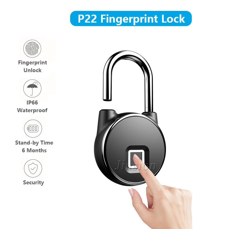 

Smart Keyless Lock Fingerprint Door Lock Candado Huella Waterproof Padlock Anti-Theft Security Drawer Luggage Suitcase Cerradura