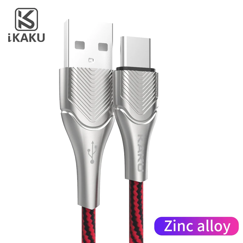 KAKU USB C type кабель для передачи данных samsung S9 S10 Plus Xiaomi Redmi Note 7 10 huawei P20 P30 USBC зарядное