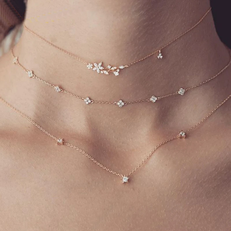 925 Sterling Silver Choker Chain Silver 