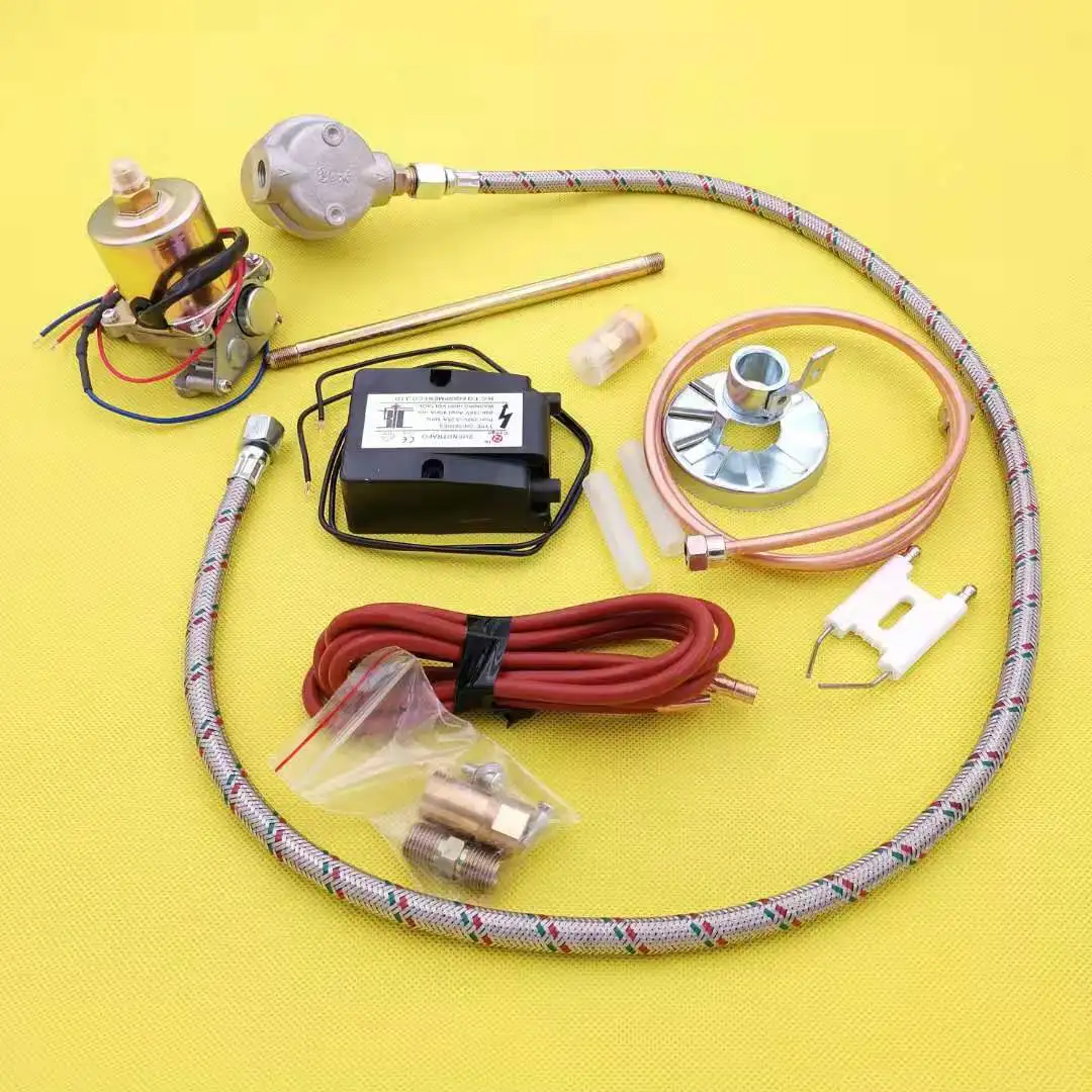 

Система зажигания горелки, высоковольтное импульсное зажигание, латунный сифон, Воздушный Распылитель, масляная горелка, сопло, керамический воспламенитель