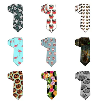 

Cheap Polyester Printed Skinny Ties for Men 8cm Colorful Neckties 2019 gravata slim Neckties wedding dress Free Shipping 7Z-LD51
