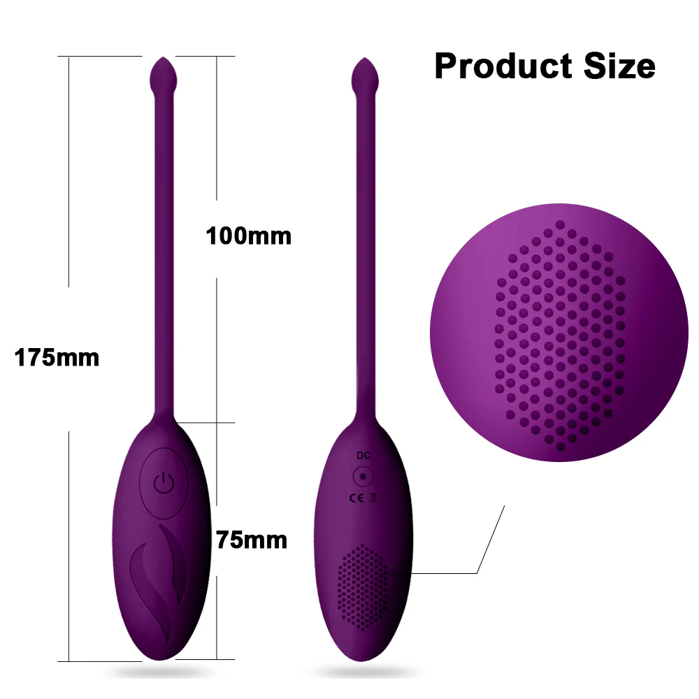 Liquid Silicone Erotic Jump Egg Remote Control Female Vibrator Clitoral Stimulator Vaginal G spot Massager