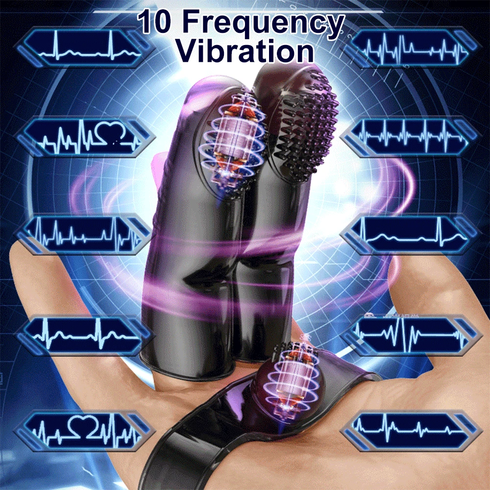 Finger Sleeve Vibrator For G Spot And Clit Stimulation_voghion.com