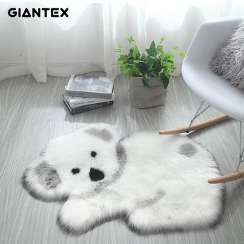

GIANTEX Cartoon Panda Carpet Modern Soft Non-slip Floor Mat Nordic Style Door Mat For Living Room Bedroom Door Baby Room Deco
