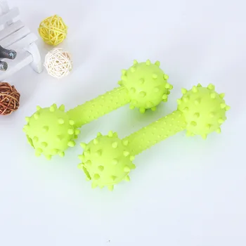 

Pet Toy TPR Sound Making Thorn Dumbbell TPR Toy for Pet Dog Dog Toy Bite Resistant Molar Pet Supplies