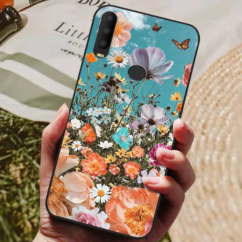 For Coque Alcatel 3X 2019 Case Silicon Back Cover Phone Case For Alcatel 3 X 3X 2019 Cases Soft bumper Funda 3X 2019 5048Y Bag glass flip cover Cases & Covers