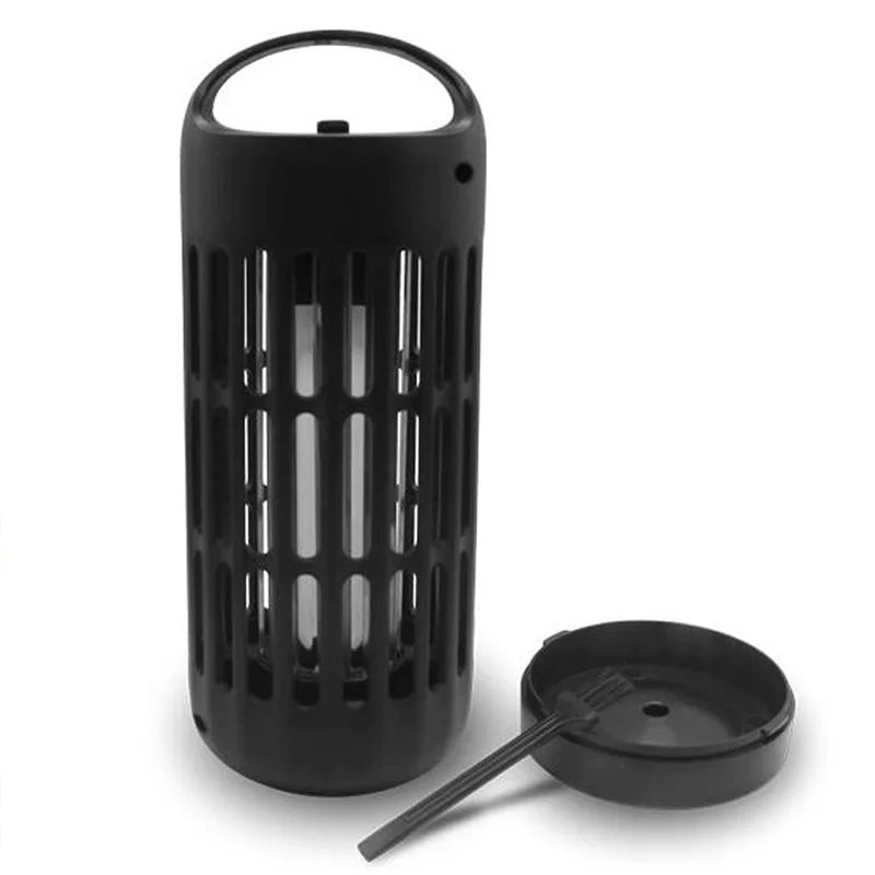 

Mosquito Killer Electronic Bug Zapper UV Light Kill Flying Pests Gnat Trap Catcher Attractant Lamp 800V Grid for Indoor Home Bla