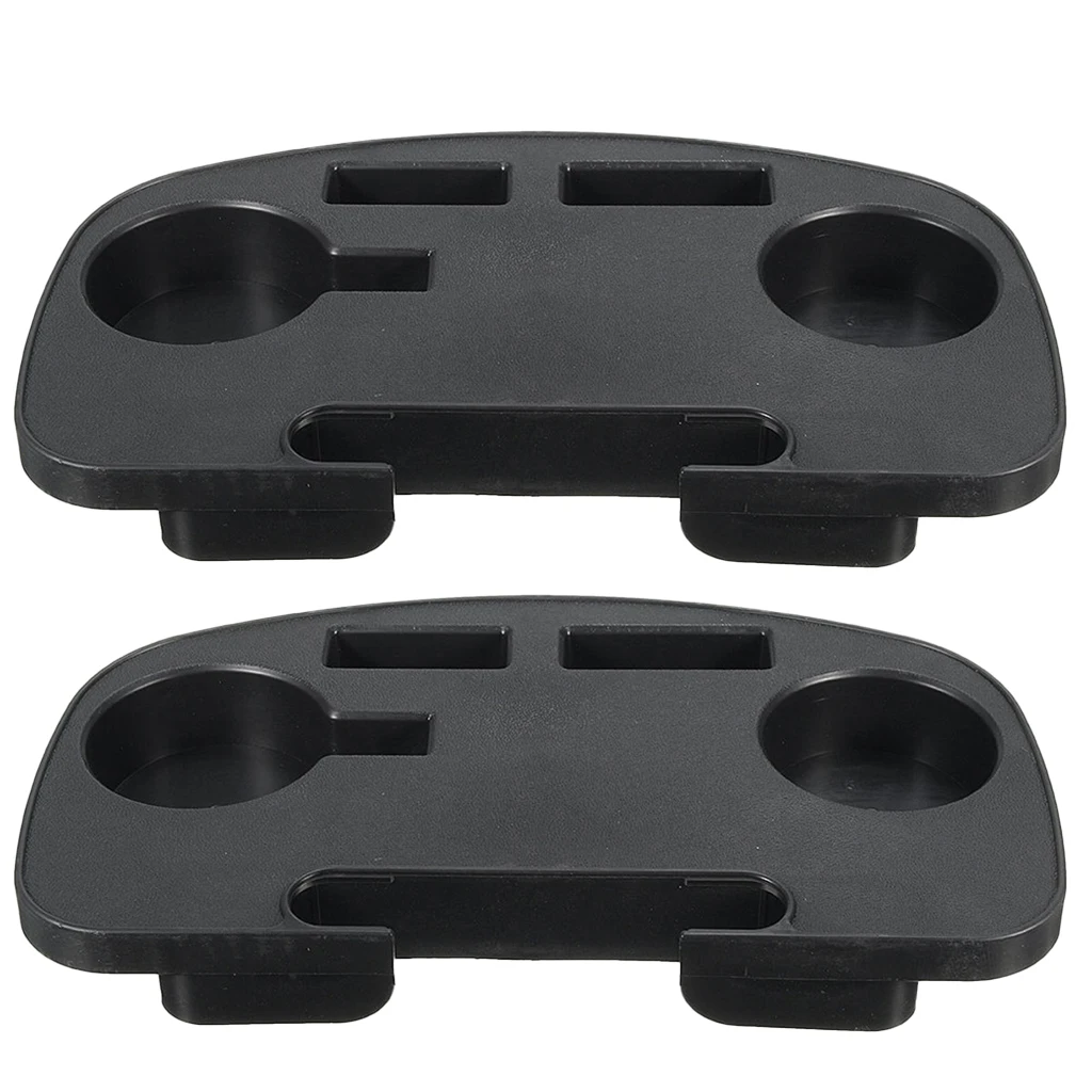 2 Pieces Folding Leisure Chair/Zero Gravity Chair Cup Holder with Mobile Phone Slot & Snack Tray 12.7'' x 7.4''