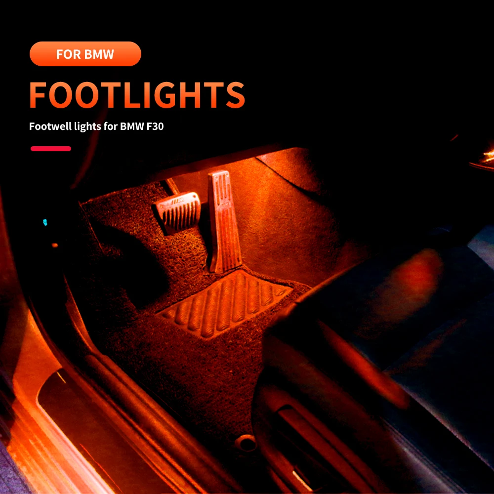 Лампа светодиодсветодиодный Footwell для салона автомобиля осветительный прибор BMW