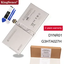 KingSener G3HTA027H DYNR01 Аккумулятор для ноутбука microsoft Surface Pro 4 1724 12," Tablet 7,5 V 38,2 WH/5087 mAh