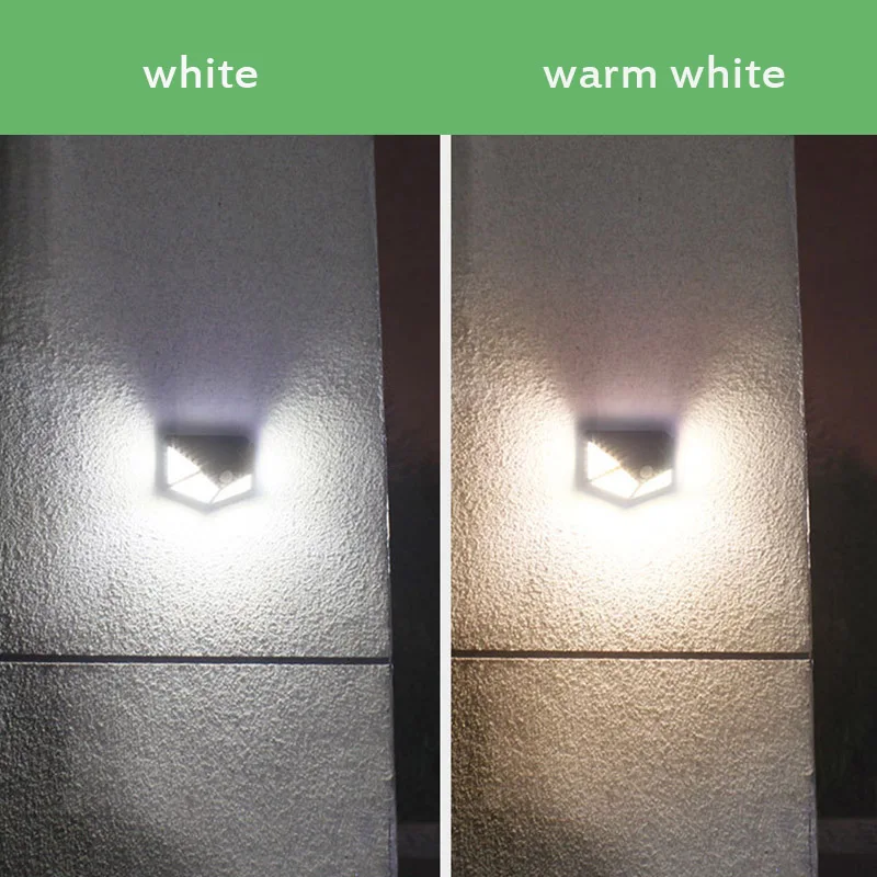 solar lights 100 LED Solar Wall Lamp PIR Motion Sensor Light Outdoor Waterproof Garden Courtyard Solar Street Lights Lighting 3 Modes solar pathway lights