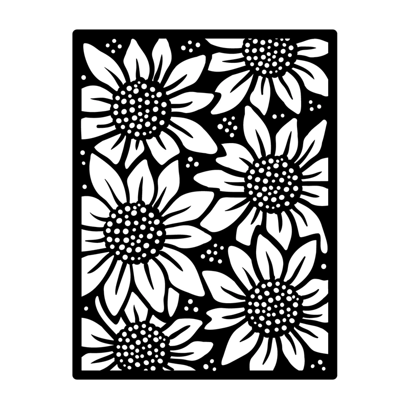 

DiyArts Sunflower Frame Metal Cutting Dies New Stencils for DIY Scrapbooking Decoration Embossing Handcraft Die Cut 2019