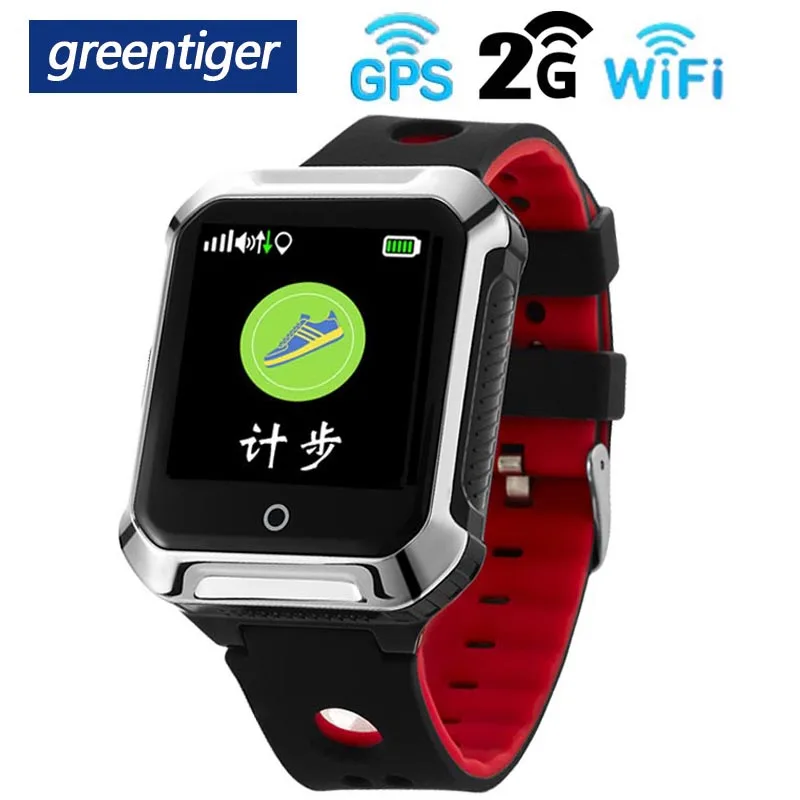 

Greentiger GPS A20S Smart Watch BDS WIFI Locating Heart Rate Monitor Pedometer Smartwatch Fitness Tracker for Android IOS